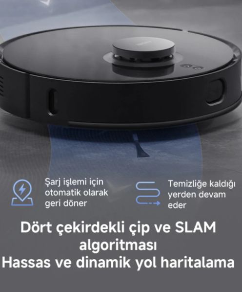 Xiaomi Mi Robot Vacuum S10t 8000pa Akıllı Robot Süpürge