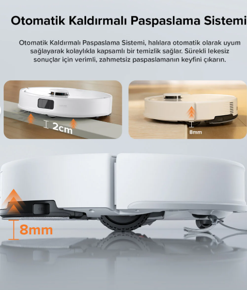 Roborock Q8 Max Pro Akıllı Robot Süpürge