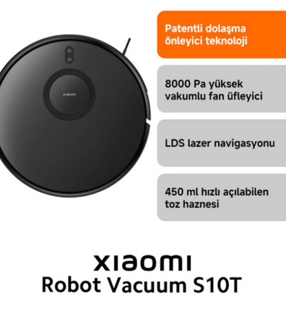 Xiaomi Mi Robot Vacuum S10t 8000pa Akıllı Robot Süpürge