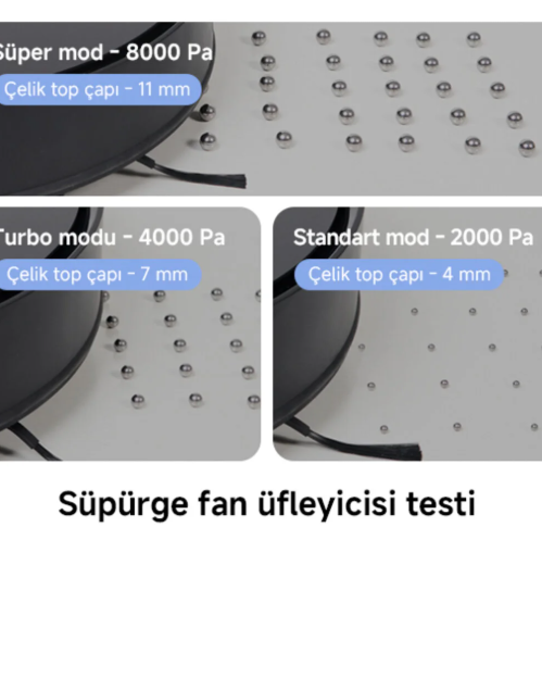 Xiaomi Mi Robot Vacuum S10t 8000pa Akıllı Robot Süpürge