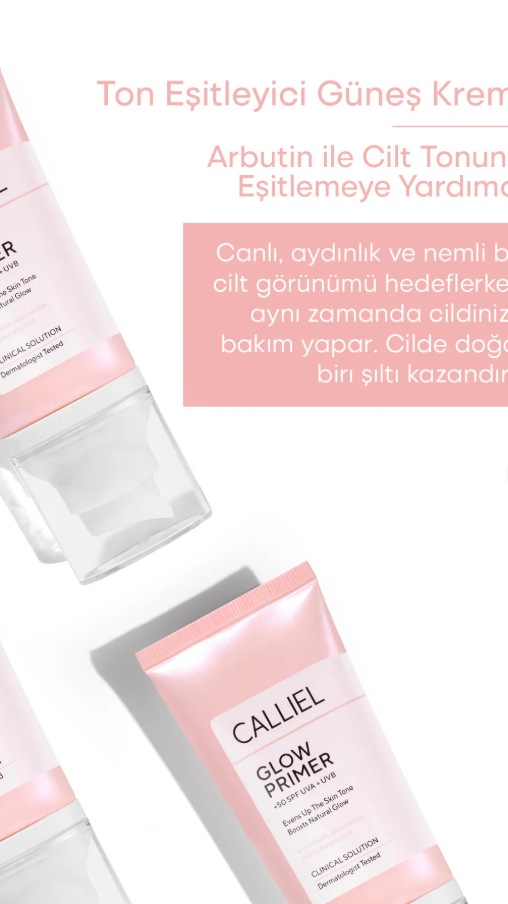 CALLİEL Ton Eşitleyici Aydınlık Verici Yoğun Nemlendirici +50 SPF Güneş Kremi 80 ML