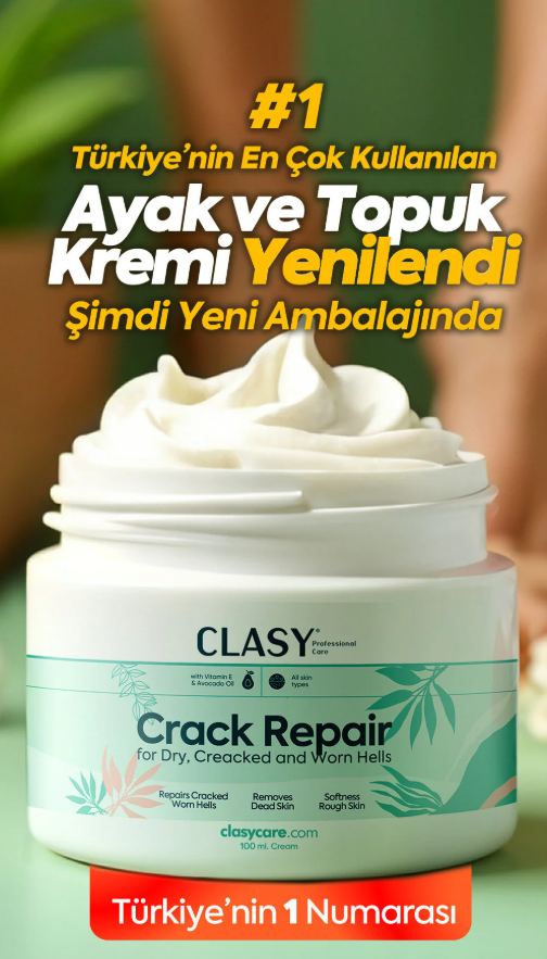 Clasy Care Ayak Ve Topuk Çatlak Kremi, Ayak Bakımı, Ayak Kokusu Ve Topuk 100ml